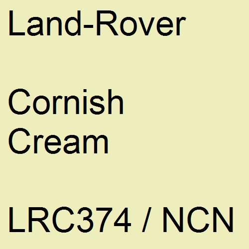 Land-Rover, Cornish Cream, LRC374 / NCN.